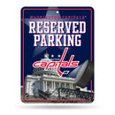 NHL Washington Capitals 8.5" x 11" Metal Parking Sign - Great for Man Cave, Bed Room, Office, Home Décor By Rico Industries