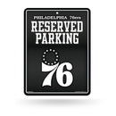76Ers - Carbon Fiber Design - Metal Parking Sign