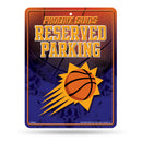 NBA Phoenix Suns 8.5" x 11" Metal Parking Sign - Great for Man Cave, Bed Room, Office, Home Décor By Rico Industries