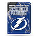 NHL Tampa Bay Lightning 8.5" x 11" Metal Parking Sign - Great for Man Cave, Bed Room, Office, Home Décor By Rico Industries