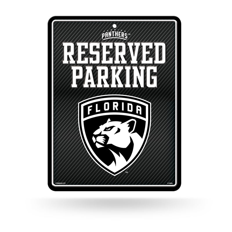 Panthers - Fl - Carbon Fiber Design - Metal Parking Sign