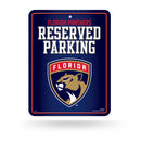 NHL Florida Panthers 8.5" x 11" Metal Parking Sign - Great for Man Cave, Bed Room, Office, Home Décor By Rico Industries