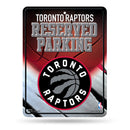 NBA Toronto Raptors 8.5" x 11" Metal Parking Sign - Great for Man Cave, Bed Room, Office, Home Décor By Rico Industries