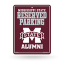 NCAA Mississippi State Bulldogs 8.5" x 11" Metal Alumni Parking Sign - Great for Man Cave, Bed Room, Office, Home Décor By Rico Industries