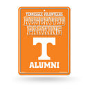 NCAA Tennessee Volunteers 8.5" x 11" Metal Alumni Parking Sign - Great for Man Cave, Bed Room, Office, Home Décor By Rico Industries