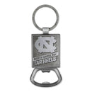 North Carolina State Wolfpack Double Sided Pewter Style Metal Bottle Opener Keychain