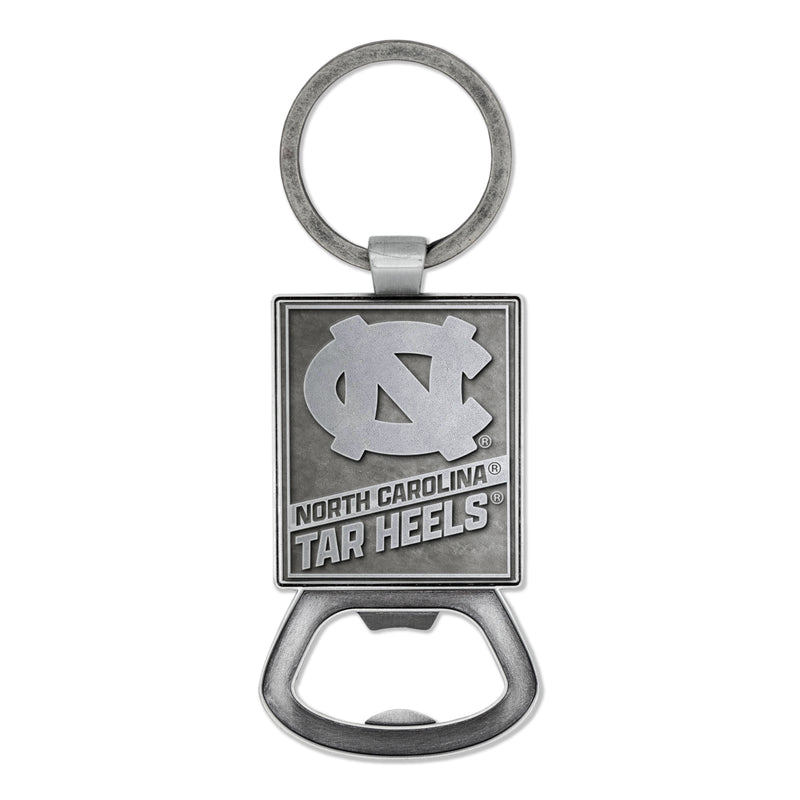 North Carolina State Wolfpack Double Sided Pewter Style Metal Bottle Opener Keychain