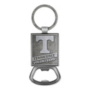Tennessee Volunteers Double Sided Pewter Style Metal Bottle Opener Keychain