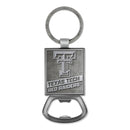 Texas Tech Red Raiders Double Sided Pewter Style Metal Bottle Opener Keychain