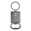 Anaheim Ducks Double Sided Pewter Style Metal Bottle Opener Keychain