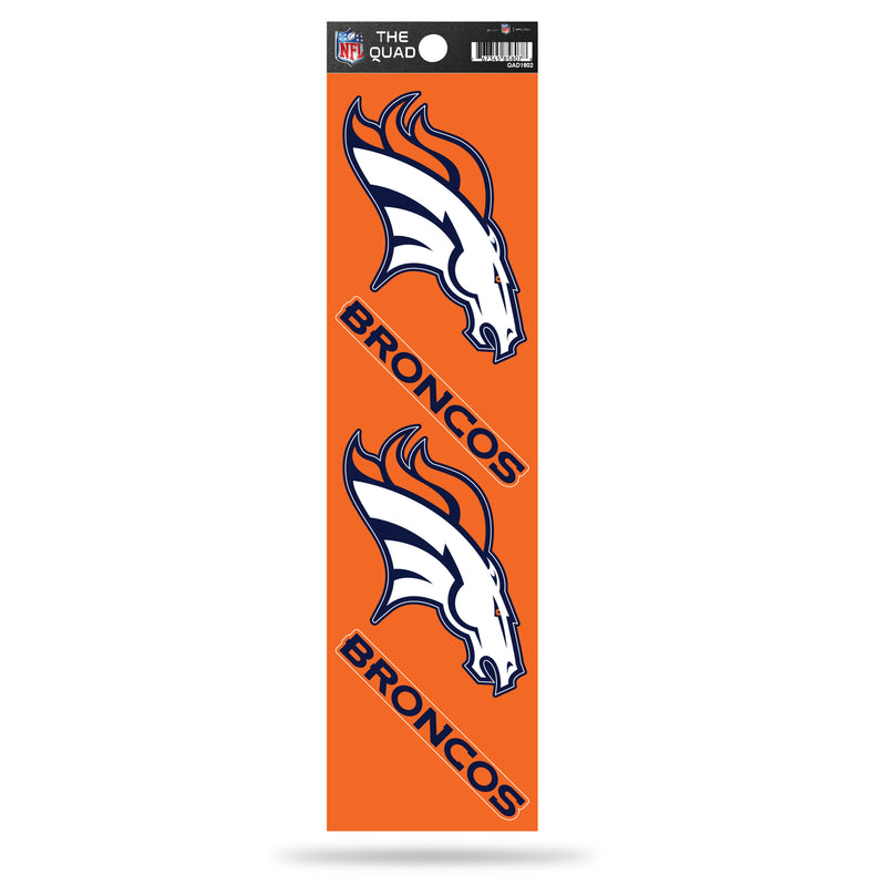 Denver Broncos The Quad Decal
