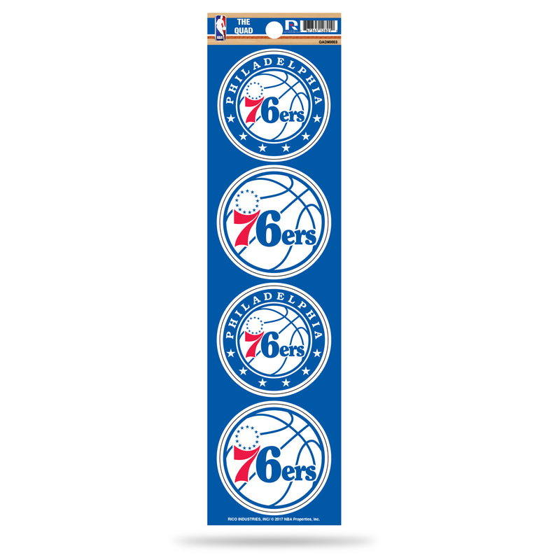 76ers The Quad Decal