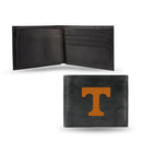 NCAA Tennessee Volunteers Embroidered Genuine Leather Billfold Wallet 3.25" x 4.25" - Slim By Rico Industries