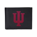 Indiana Hoosiers Embroidered Genuine Leather Billfold Wallet