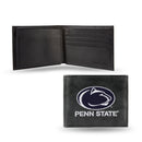NCAA Penn State Nittany Lions Embroidered Genuine Leather Billfold Wallet 3.25" x 4.25" - Slim By Rico Industries