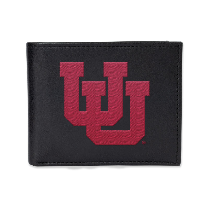 Utah Embroidered Billfold - Interlocking U