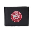 NBA Atlanta Hawks Embroidered Genuine Leather Billfold Wallet 3.25" x 4.25" - Slim By Rico Industries