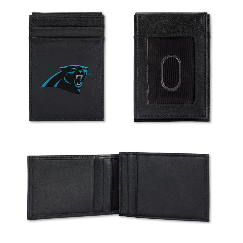 Panthers - Cr Embroidered Front Pocket Wallet