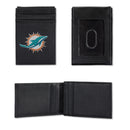 Dolphins Embroidered Front Pocket Wallet