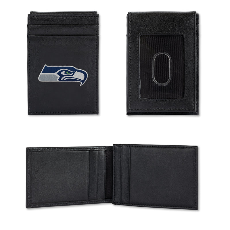 Seahawks Embroidered Front Pocket Wallet