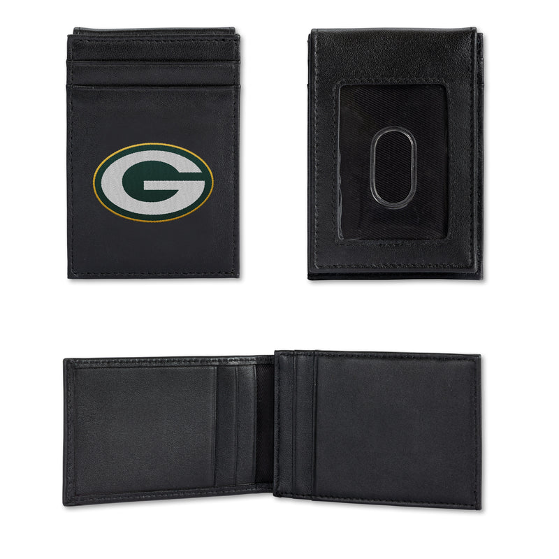 Packers Embroidered Front Pocket Wallet
