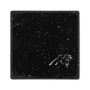 Carolina Panthers Ceramic Black Speckle 4" Coaster