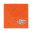 Florida Gators Ceramic Orange Speckle 4" Coaster