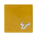 South Florida Bulls Ceramic Gold Speckle 4" Coaster