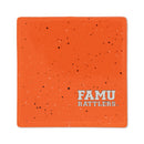 Florida A&M Rattlers Ceramic Orange Speckle 4" Coaster