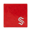 Seattle Kraken Ceramic Red Speckle 4" Coaster