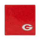 Georgia Bulldogs Ceramic Red Speckle 4" Coaster