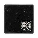 Kennesaw State Owls Ceramic Black Speckle 4" Coaster