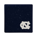 North Carolina Tar Heels Ceramic Navy Speckle 4" Coaster