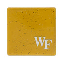 Wake Forest Demon Deacons Ceramic Gold Speckle 4" Coaster
