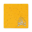 East Carolina Pirates Ceramic Yellow Speckle 4" Coaster