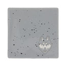 Connecticut Huskies Ceramic Gray Speckle 4" Coaster