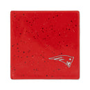 New England Patriots Ceramic Red Speckle 4" Coaster
