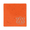Auburn Tigers Ceramic Orange Speckle 4" Coaster