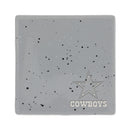 Dallas Cowboys Ceramic Gray Speckle 4" Coaster