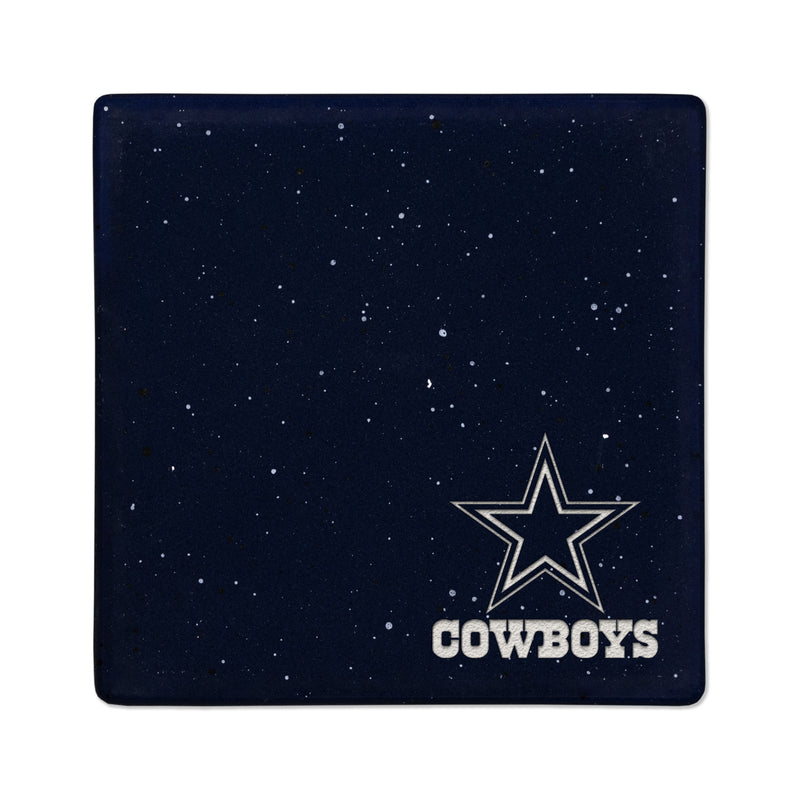 Dallas Cowboys Ceramic Navy Speckle 4" Coaster
