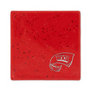 Western Kentucky Hilltoppers Speckled 4" Ceramic Coaster - Red