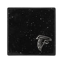 Atlanta Falcons Ceramic Black Speckle 4" Coaster