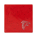 Atlanta Falcons Ceramic Red Speckle 4" Coaster