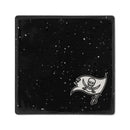 Tampa Bay Buccaneers Ceramic Black Speckle 4" Coaster
