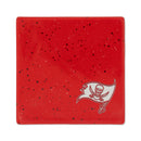 Tampa Bay Buccaneers Ceramic Red Speckle 4" Coaster