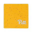 Pitt Panthers Ceramic Yellow Speckle 4" Coaster