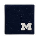 Michigan Wolverines Ceramic Navy Speckle 4" Coaster