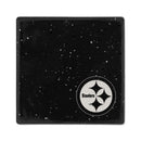 Pittsburgh Steelers Ceramic Black Speckle 4" Coaster