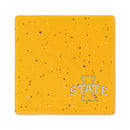 Iowa State Cyclones Ceramic Yellow Speckle 4" Coaster