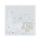 Texas A&M Aggies Ceramic White Speckle 4" Coaster